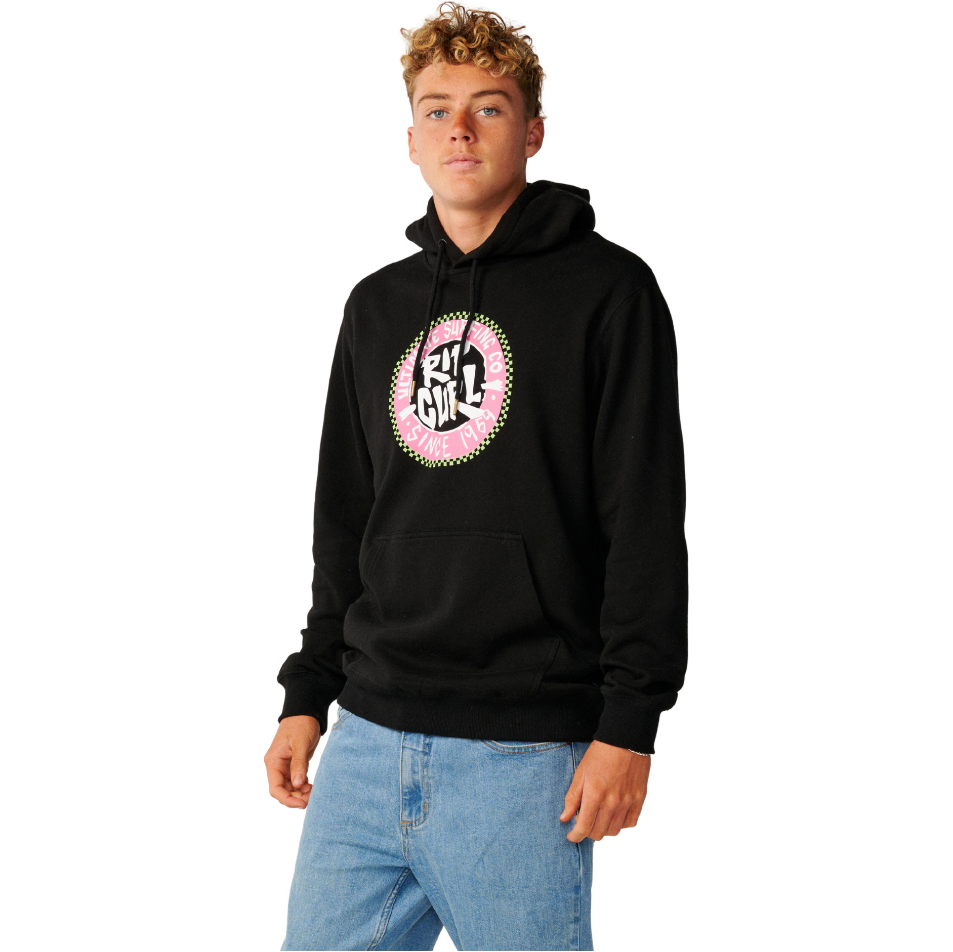 2026 Rip Curl Mens Streamline Hoodie 0CRMFL - Black
